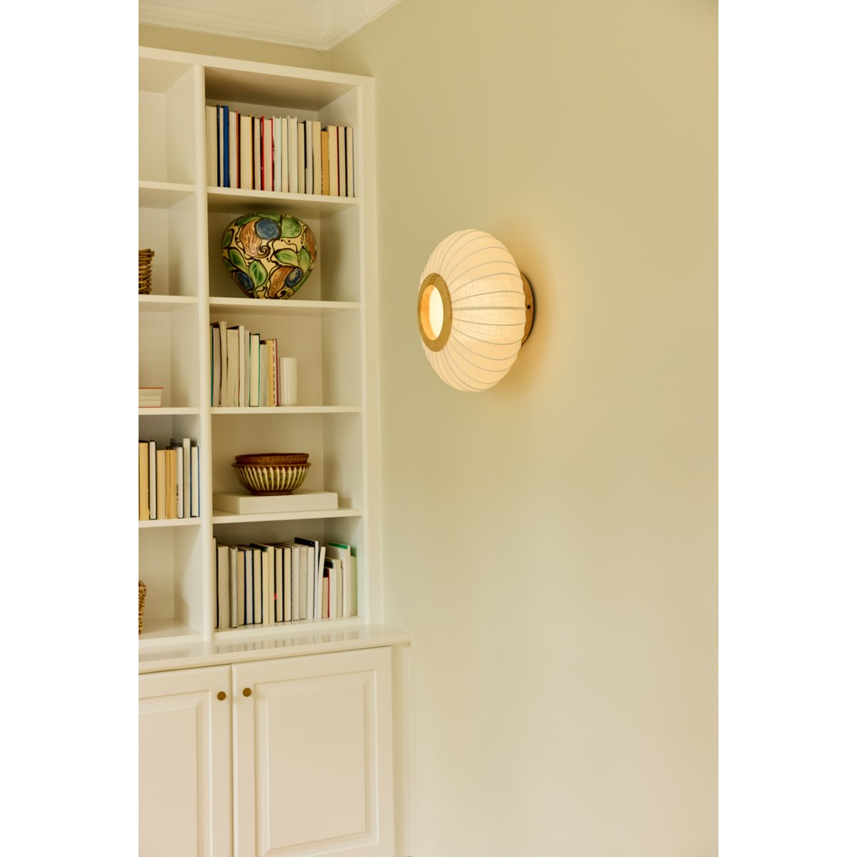Plafonnier Balloon Ø40 cm – Blanc lin