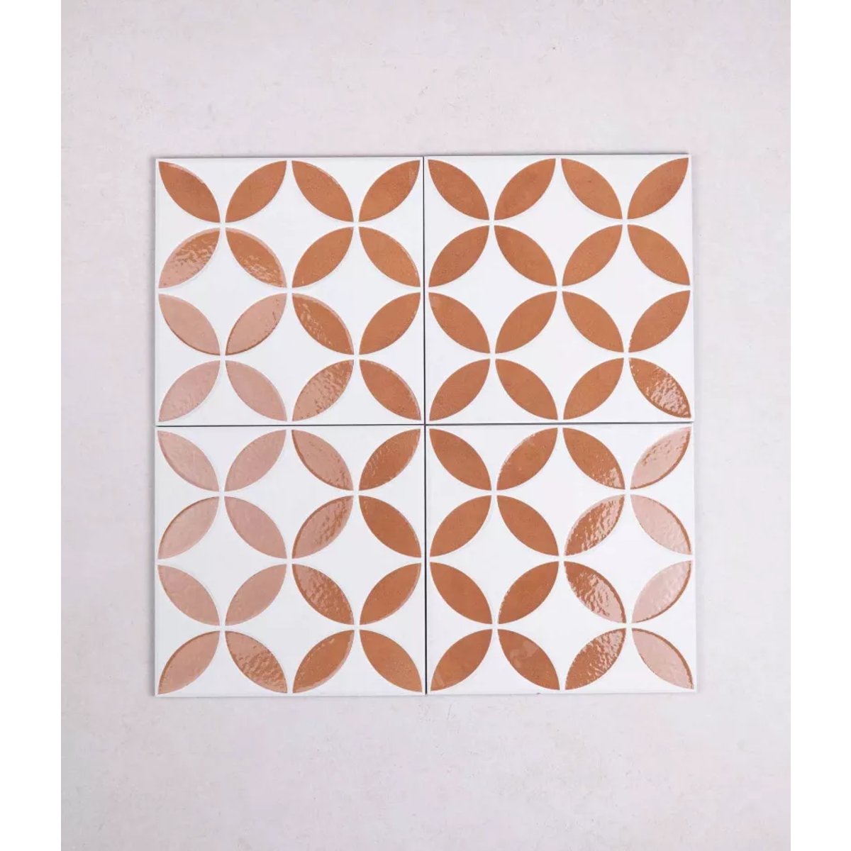 Carrelage Imitation Carreaux De Ciment 22,3x22,3 MAYARI Clay Petals