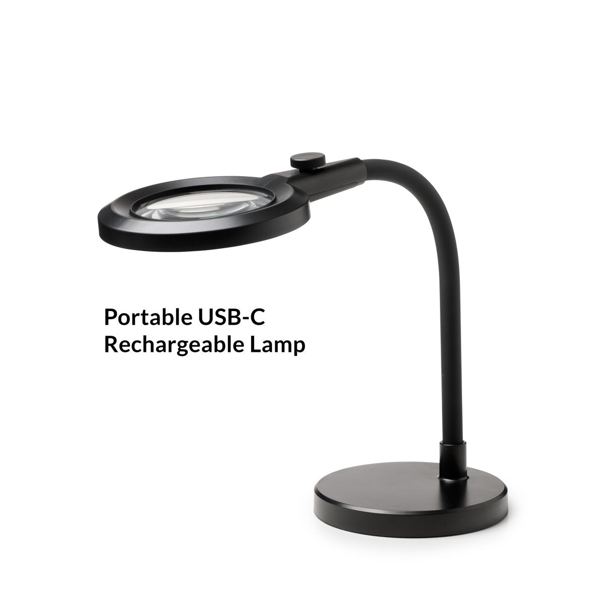 Lampe à poser nomade Magni Charge Superflex – Noir