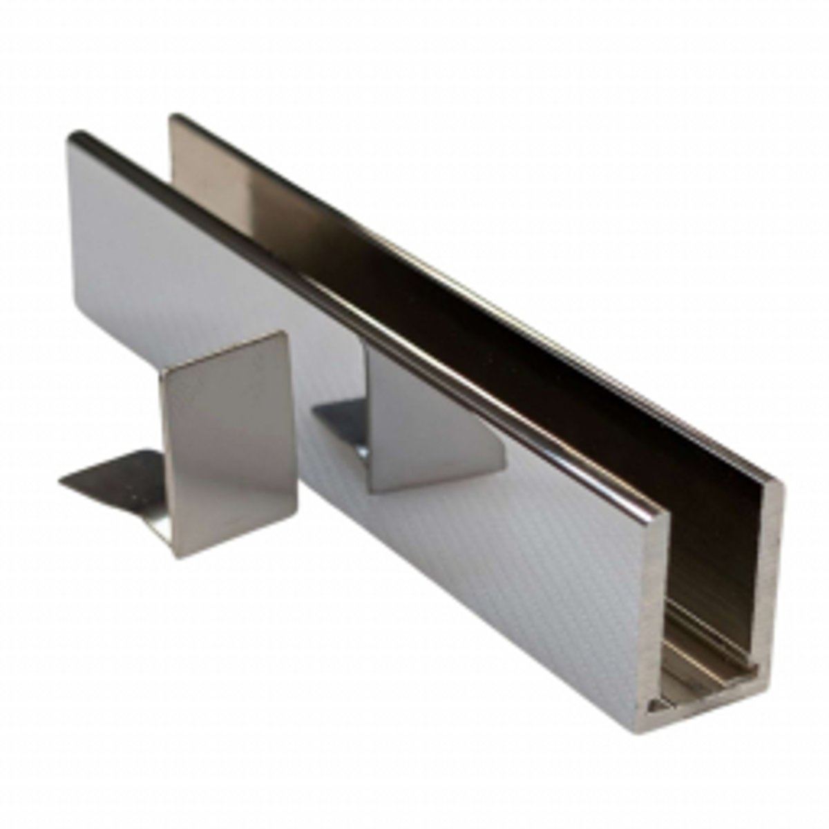 Paroi de douche fixe sur mesure IGLOU - Chromé LUXE