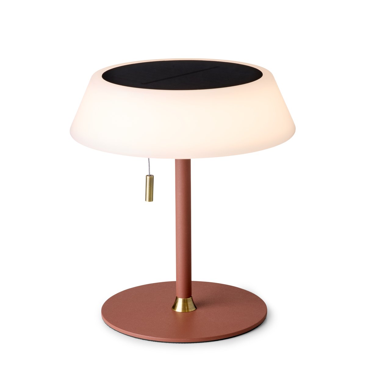 Lampe à poser nomade solaire – Terracotta