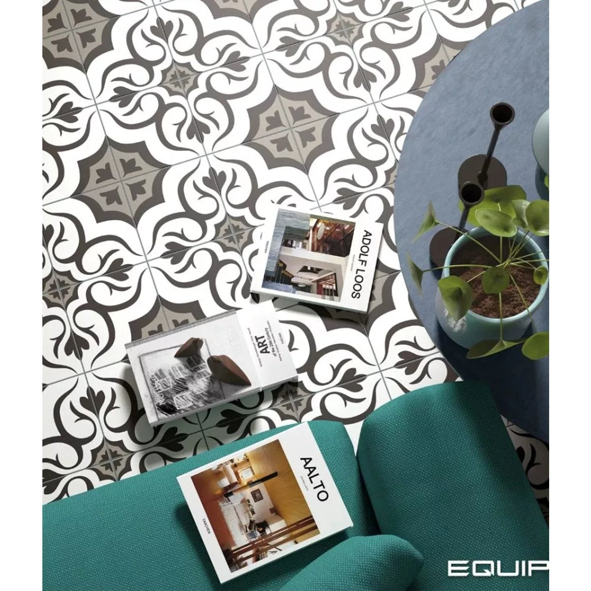 Carrelage Imitation Carreaux De Ciment 20x20 RIVOLI Loiba