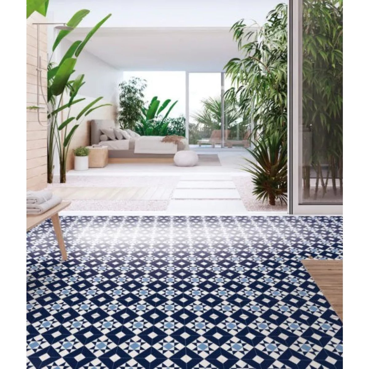 Carrelage Carreaux de Ciment KOMPAS 20x20 Medi