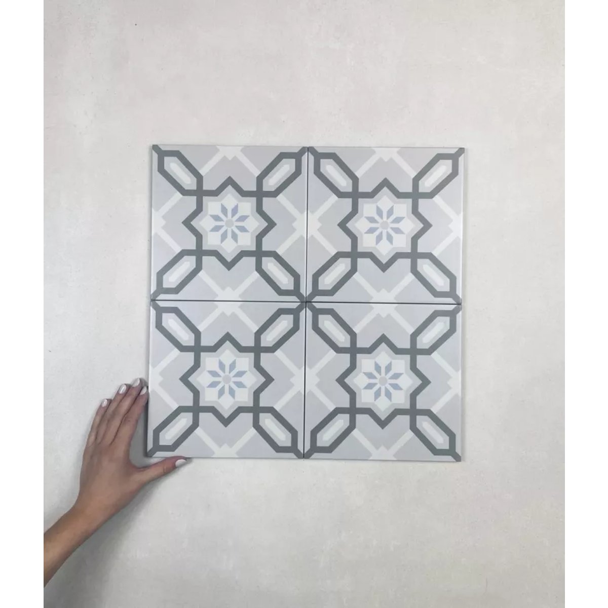 Carrelage Carreaux de Ciment LA MADELEINE 20x20 Olive