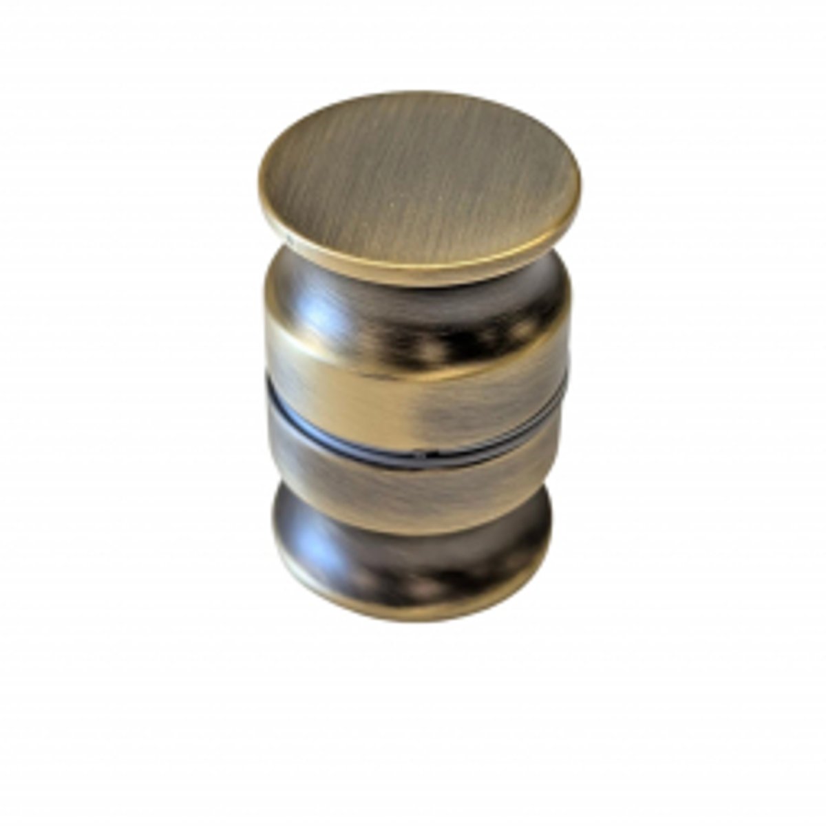 Porte de douche pivotante en verre trempé 8mm sur mesure TRIGO - Bronze Brossé
