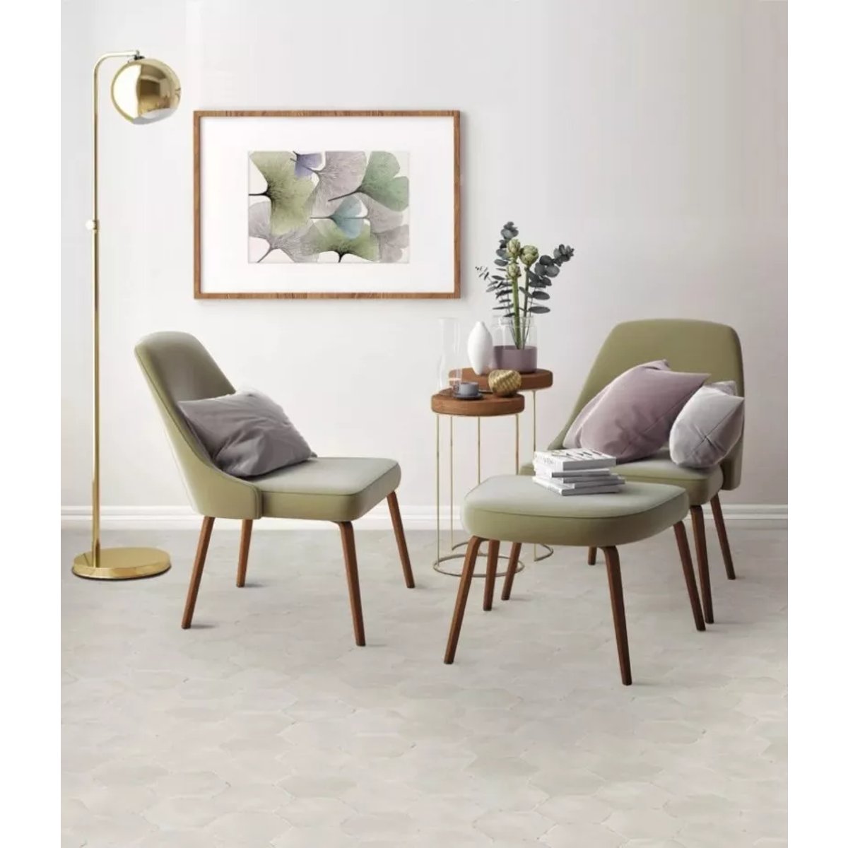 Carrelage Imitation Carreaux de ciment CAPRI 14x16 Rassa Grey