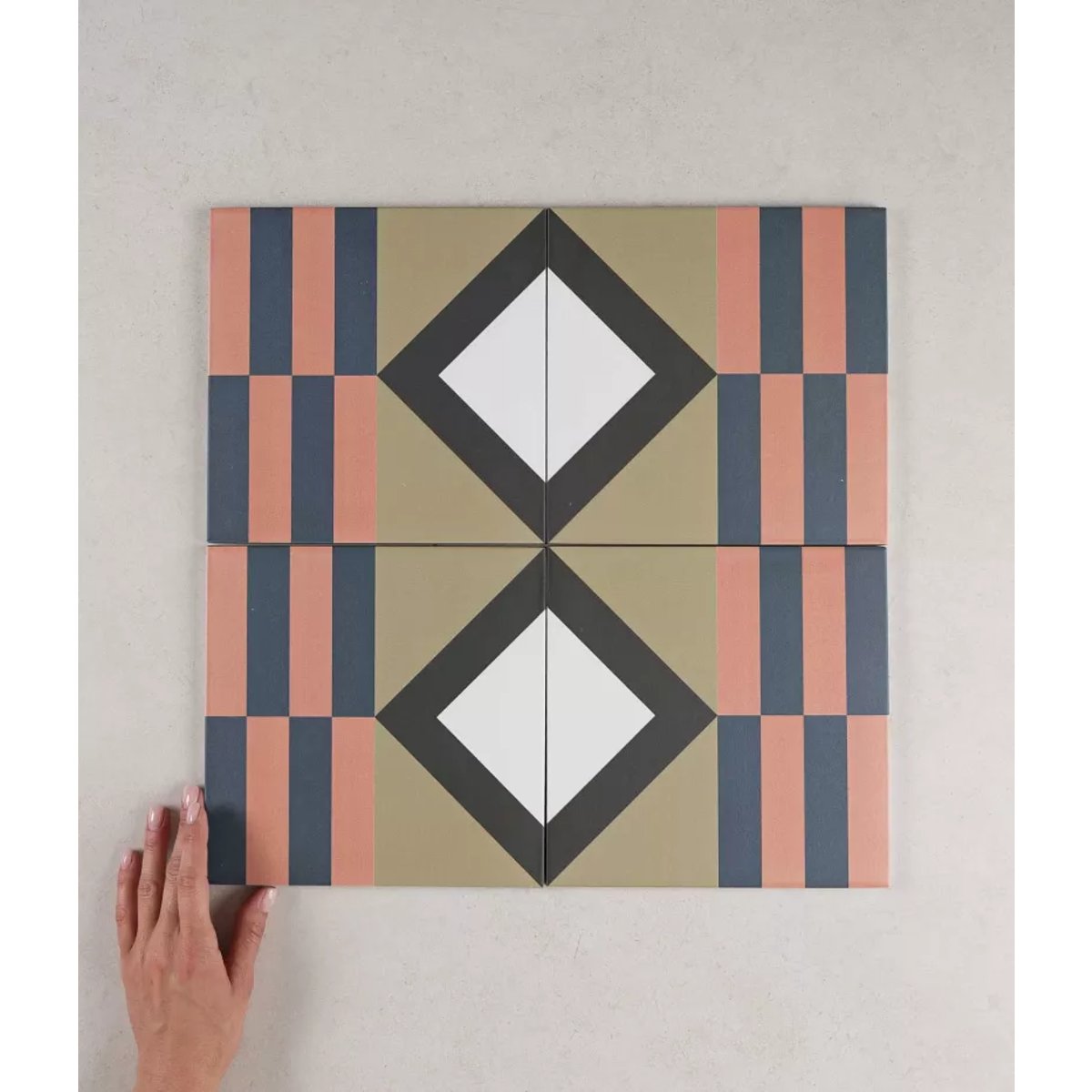 Carrelage Carreaux de Ciment BAUHOME 20x20 Mark Cold
