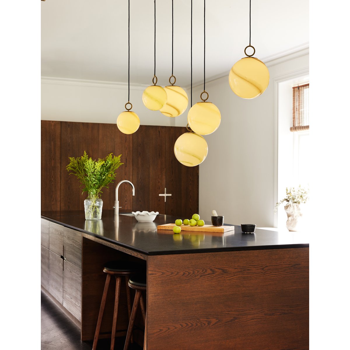 Suspension Stockholm Ø18 – Marbre marron