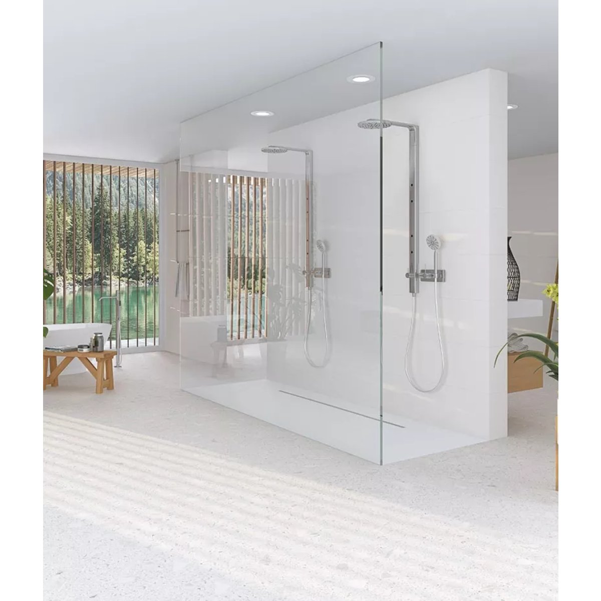 Carrelage Effet Terrazzo STRACCIATELLA 80x80 rectifié Miscela Nacar