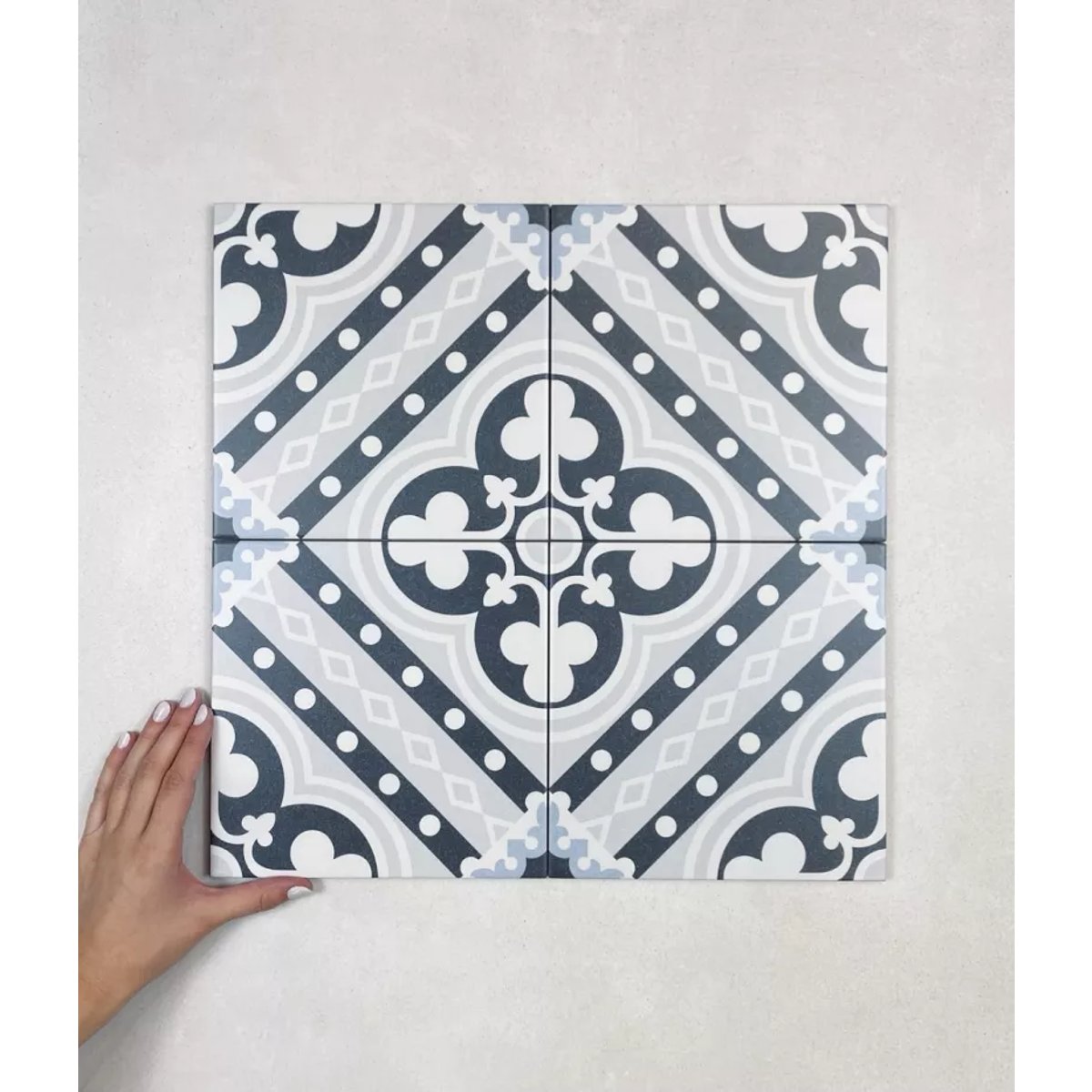Carrelage Carreaux de Ciment LA MADELEINE 20x20 Edith