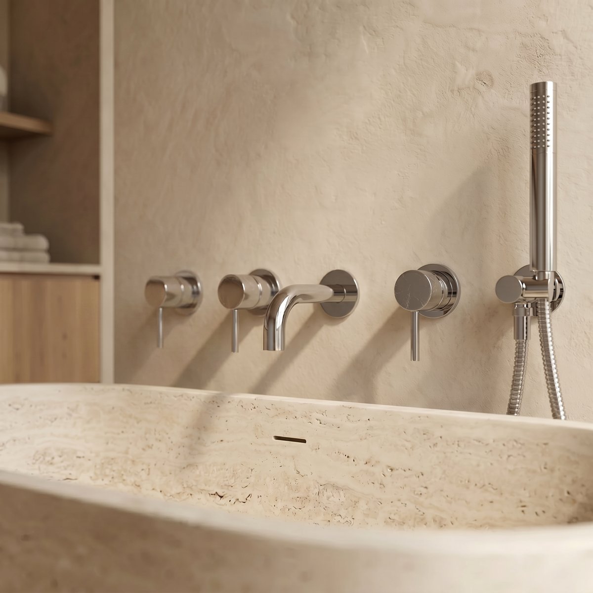 Mitigeur de bain et douche chrome