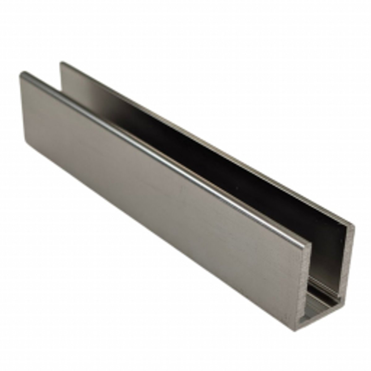Paroi fixe en verre trempé sur mesure FENESTRA - Inox Brossé