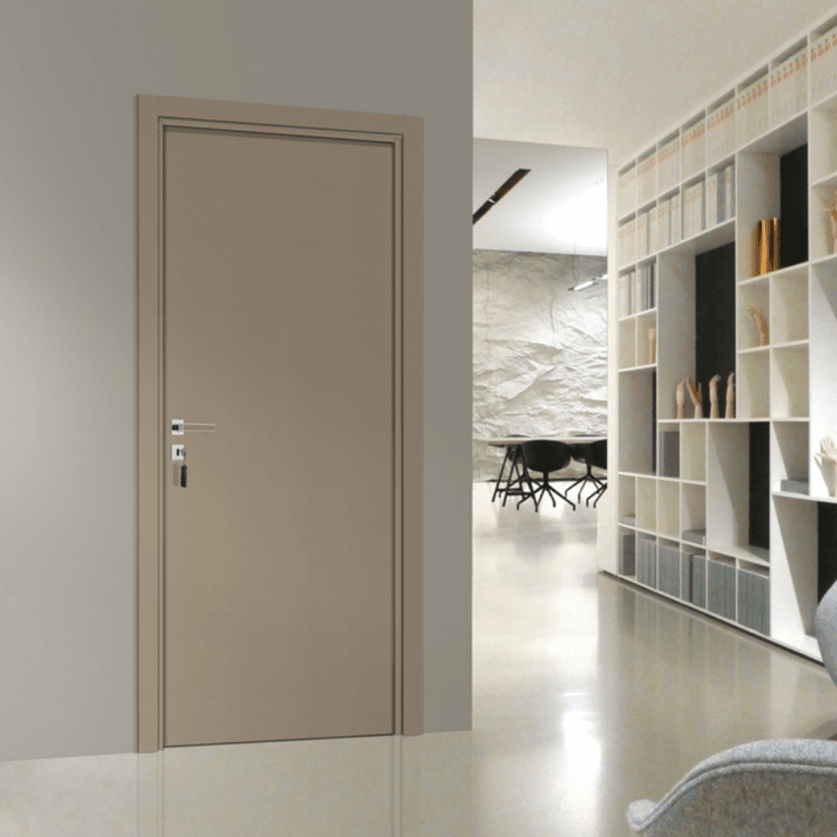Bloc-porte Miro - Cuir lichen