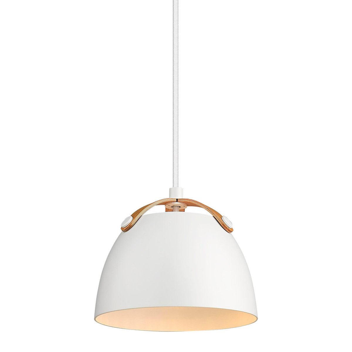 Suspension Oslo Ø16 – Blanc / chêne