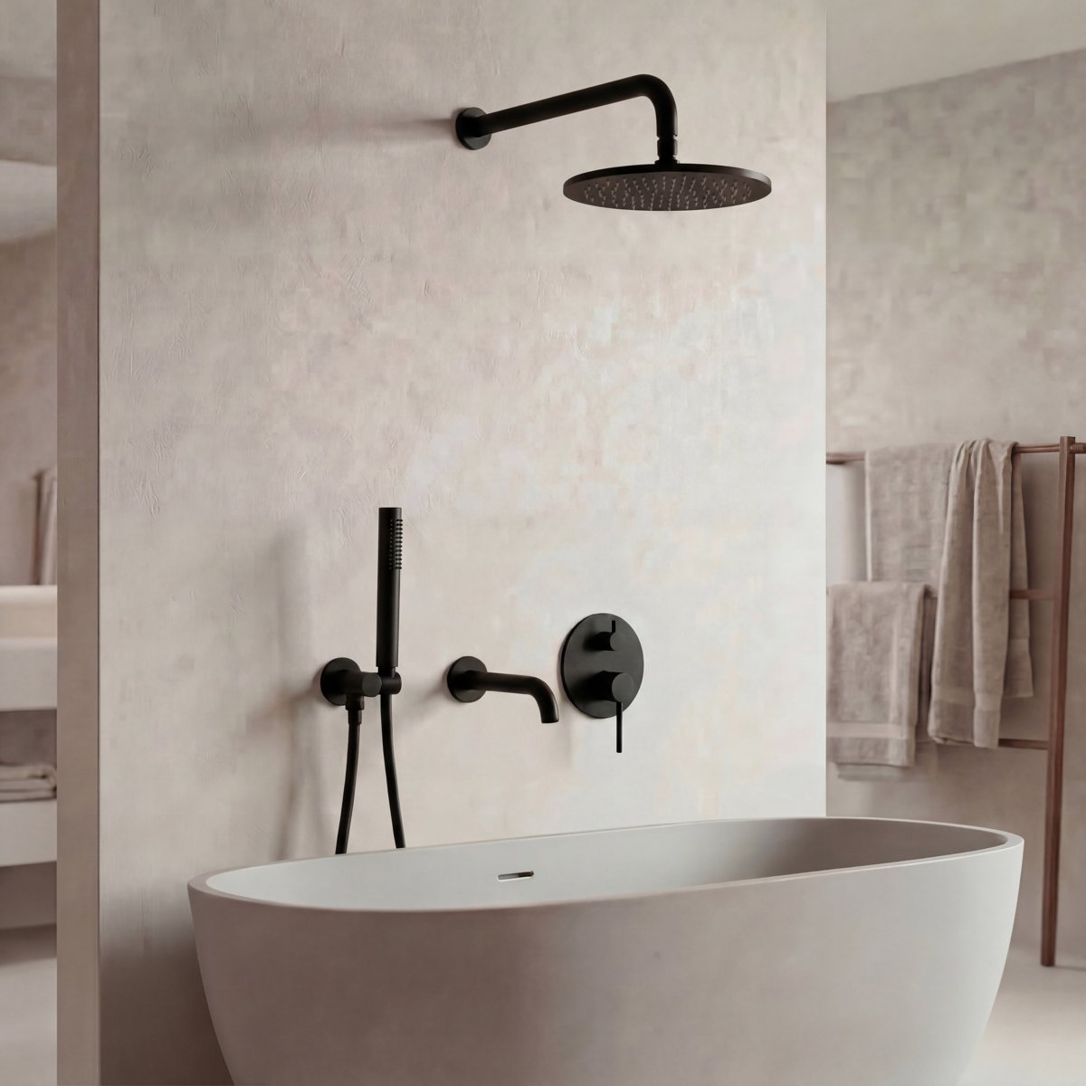 Ensemble de bain noir mate
