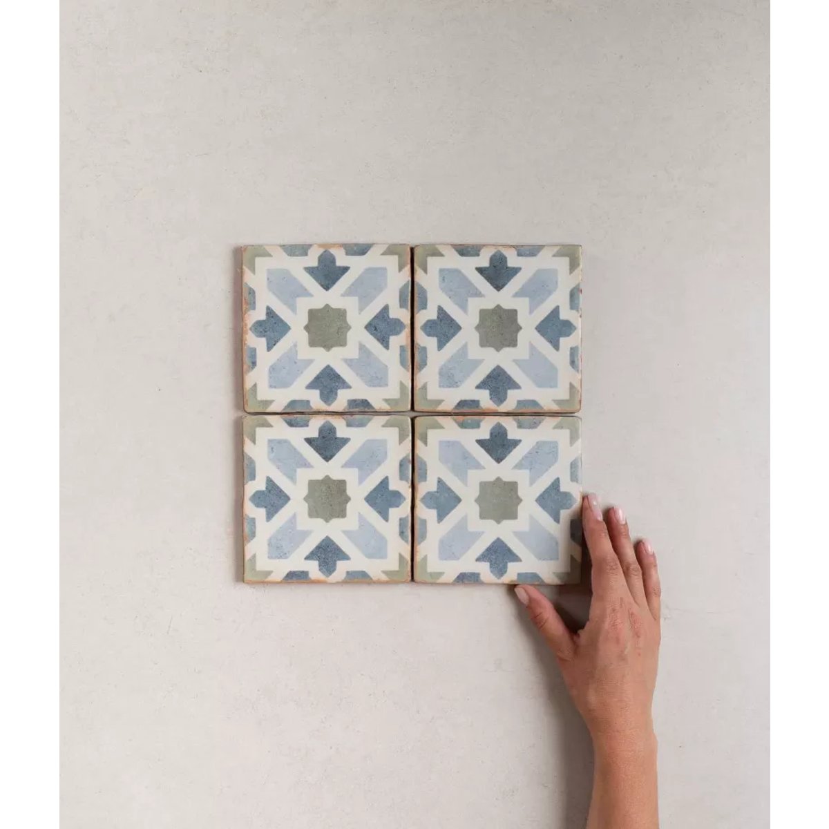 Carrelage Imitation Carreaux De Ciment 12,5x12,5 CASABLANCA Kenzi