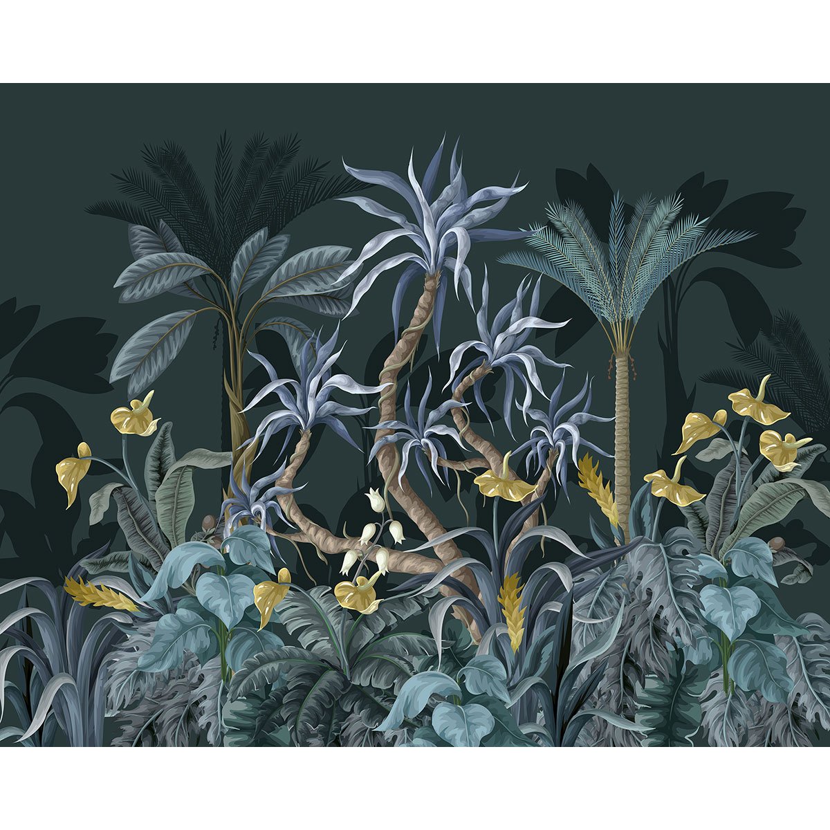 Papier peint panoramique - Forêt tropicale