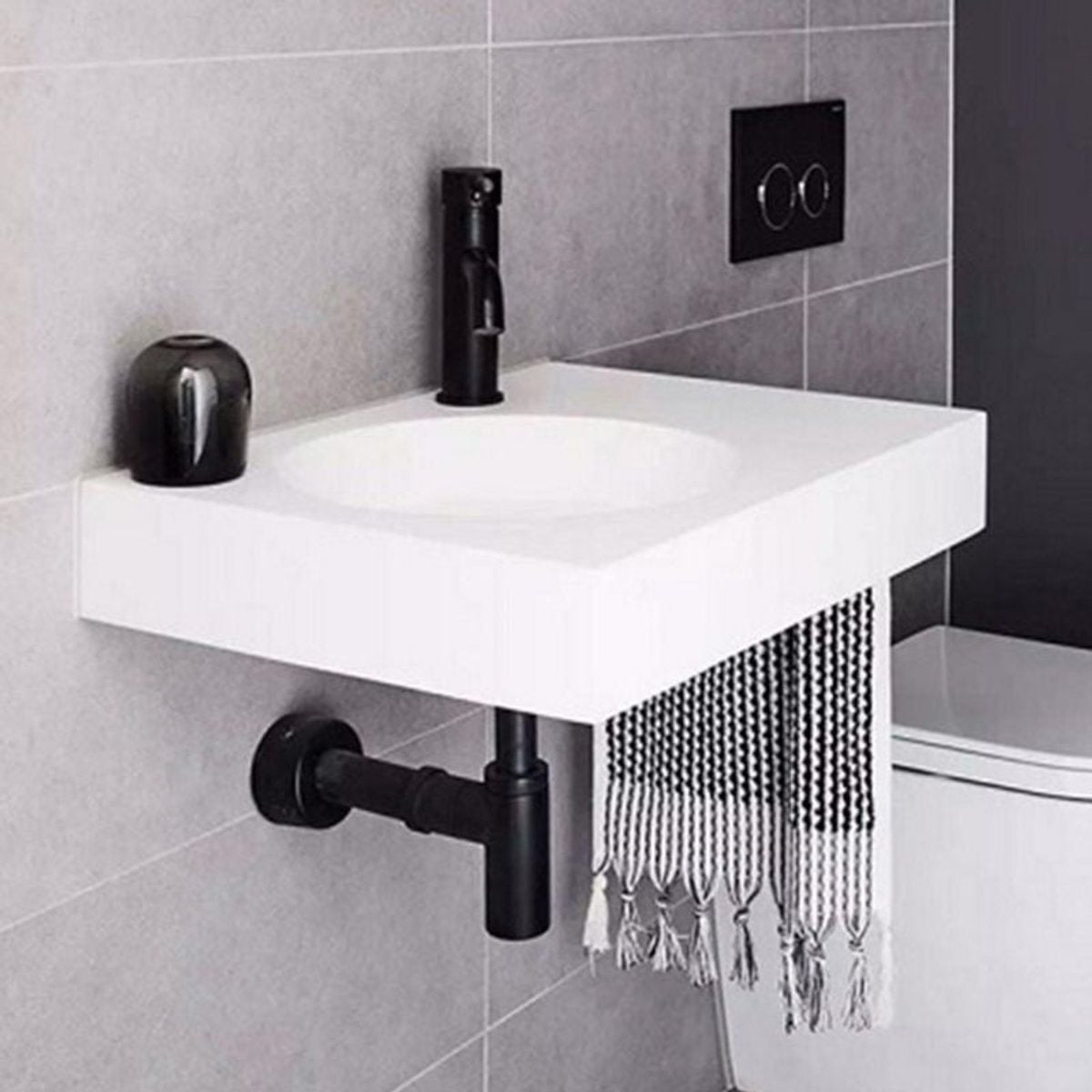 Siphon noir mat