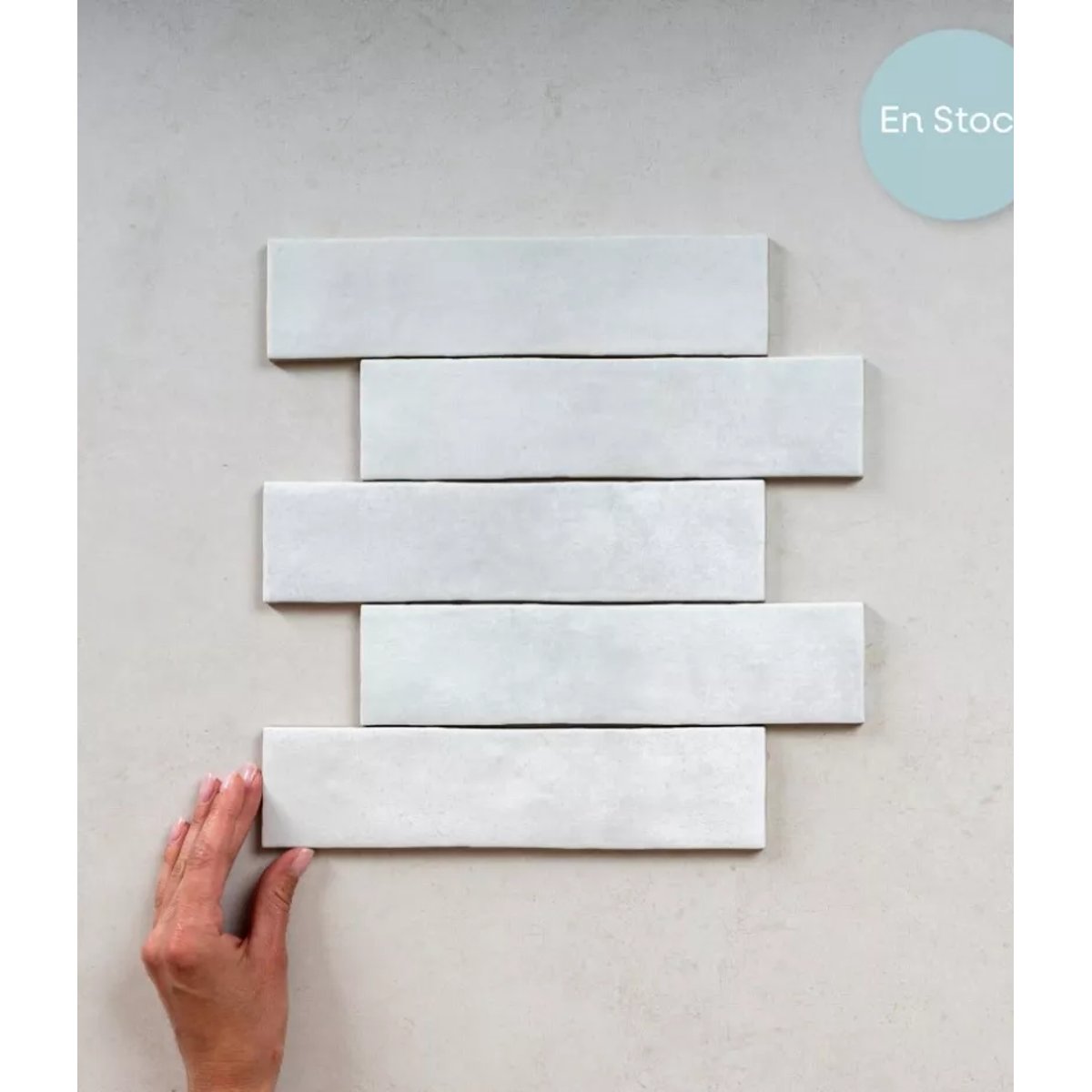 Carrelage Zellige Blanc ARGILE Ice