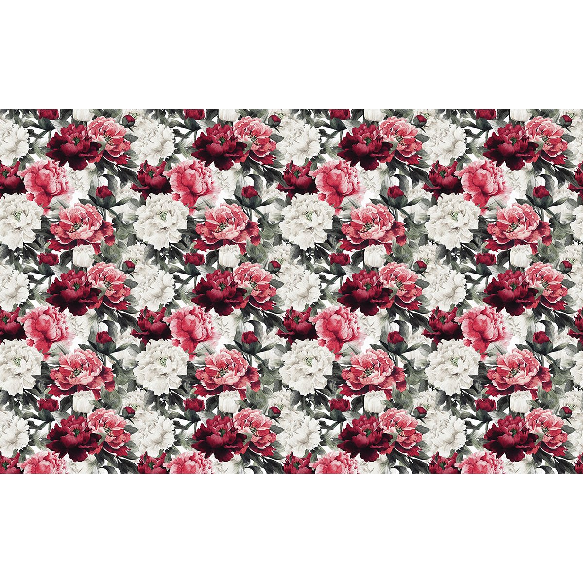Papier peint panoramique - Motif Fleurs