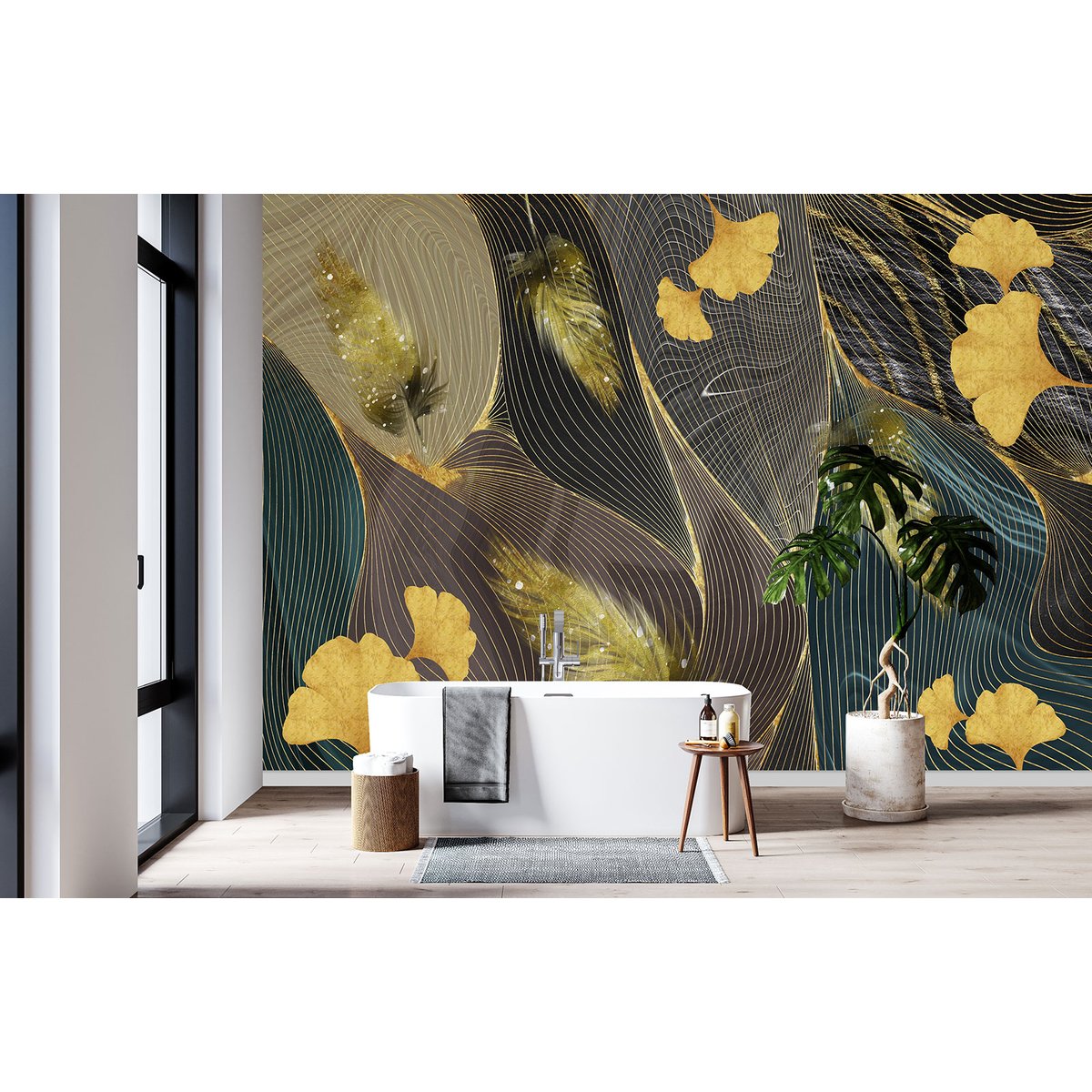 Papier peint panoramique - Fleurs