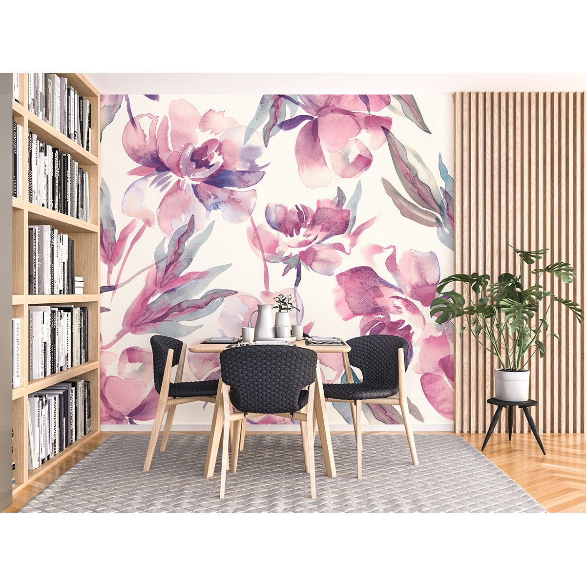 Papier peint panoramique - Fleurs