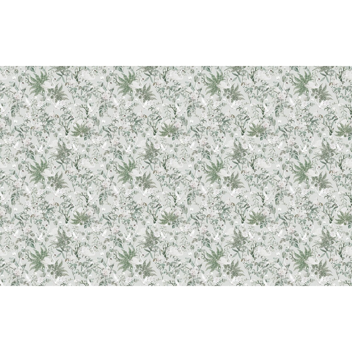 Papier peint panoramique - Motif Feuilles tropicales