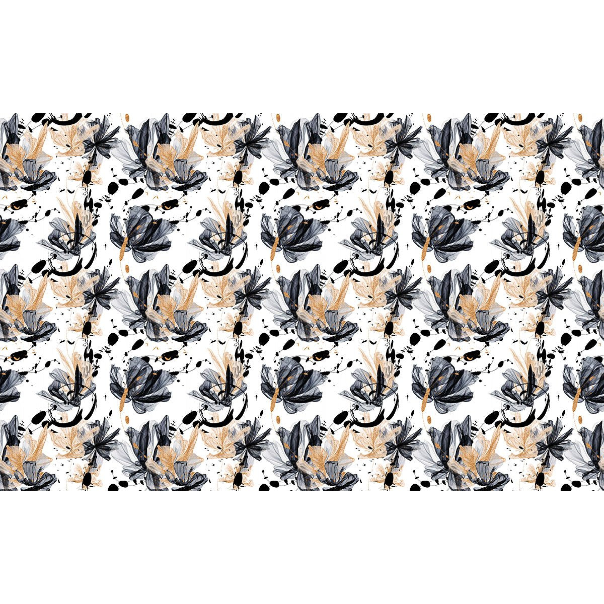 Papier peint panoramique - Motif Fleurs