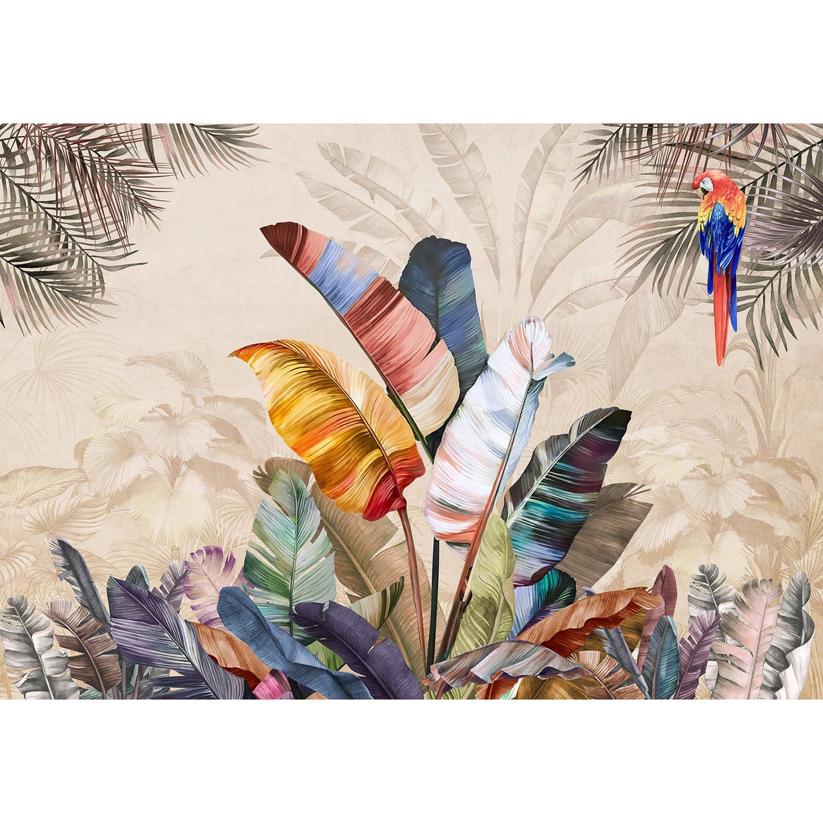 Papier peint panoramique - Plantes tropicales