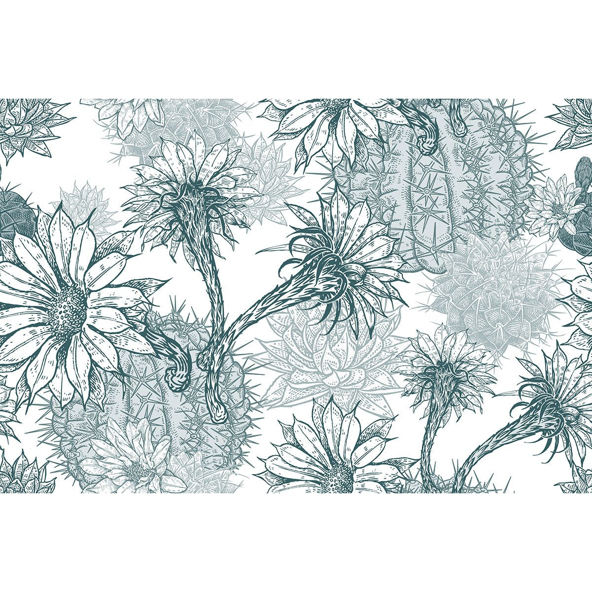 Papier peint panoramique - Fleurs
