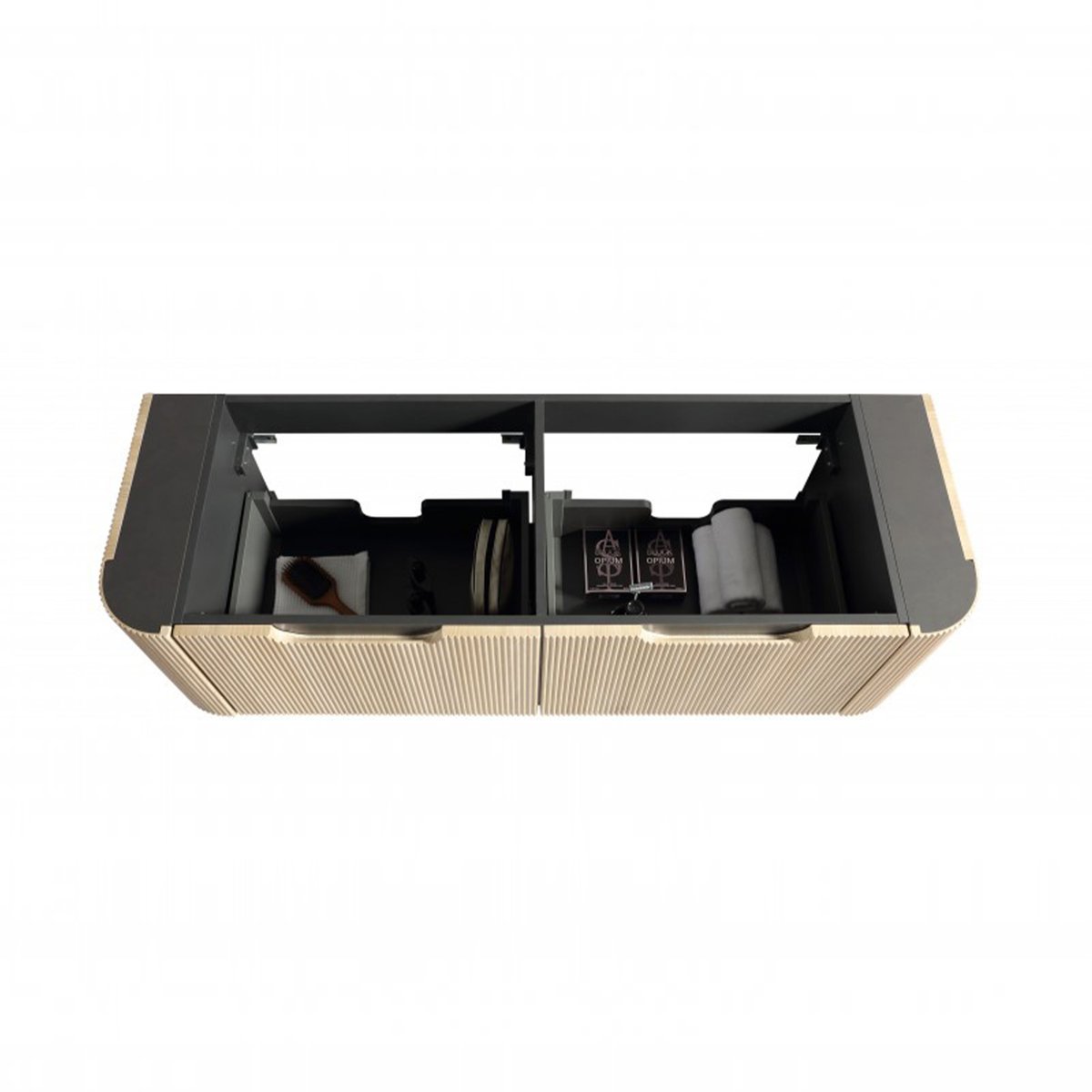 Meuble 120 cm chêne clair Aquagiro