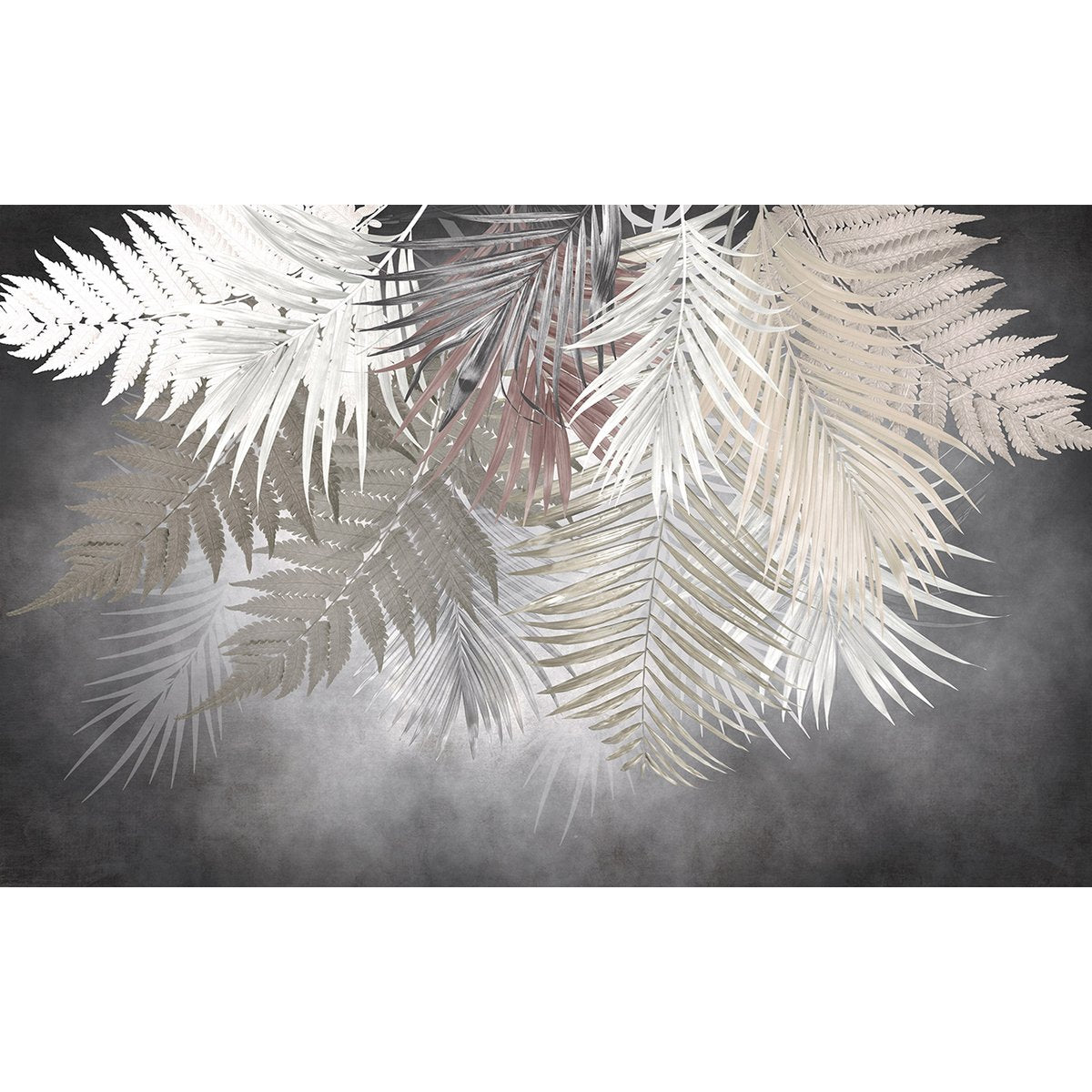 Papier peint panoramique - Feuilles
