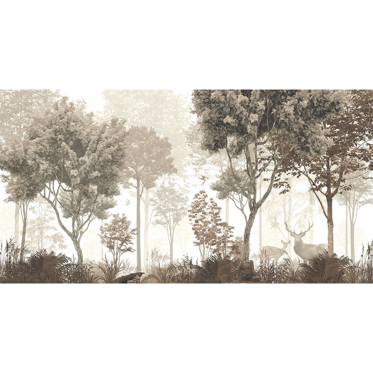Papier peint panoramique - Forêt