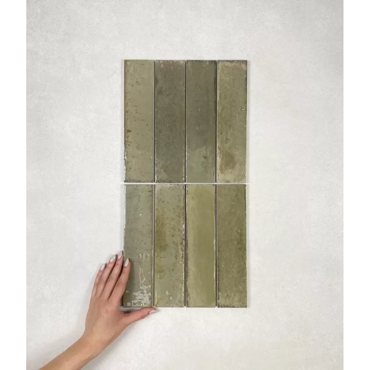 Carrelage Zellige Vert Olive TANGER Musk