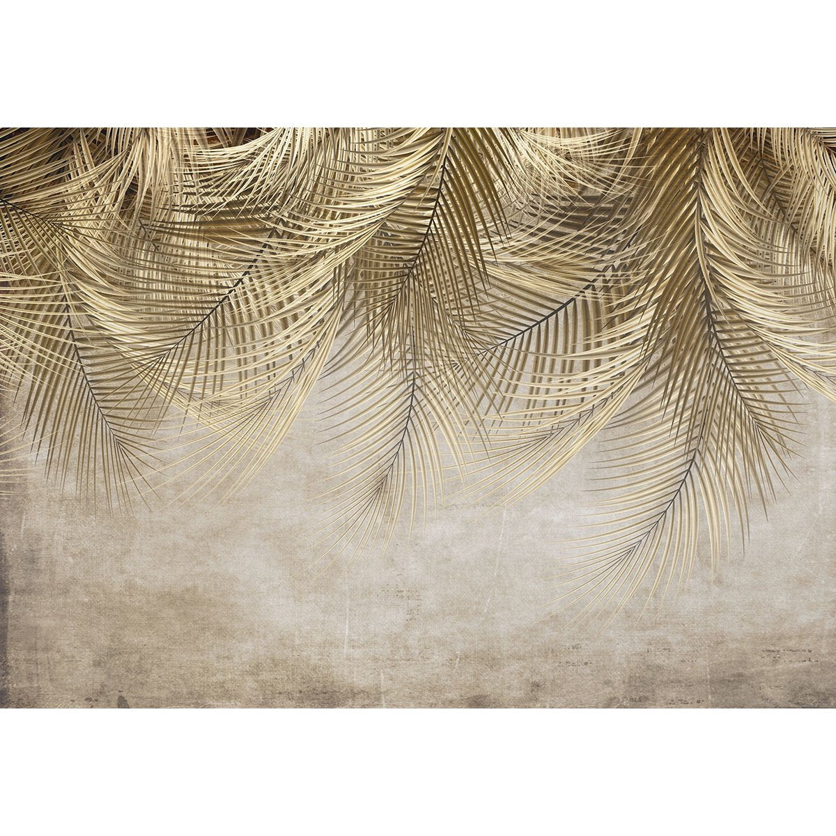 Papier peint panoramique - Feuilles tropicales