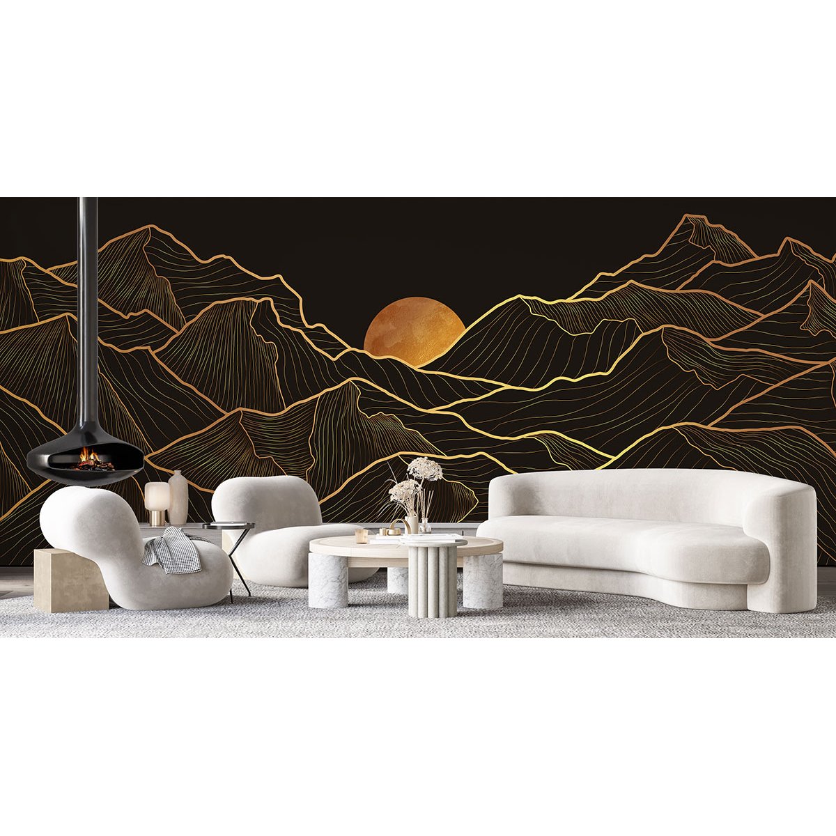Papier peint panoramique - Paysage Boho