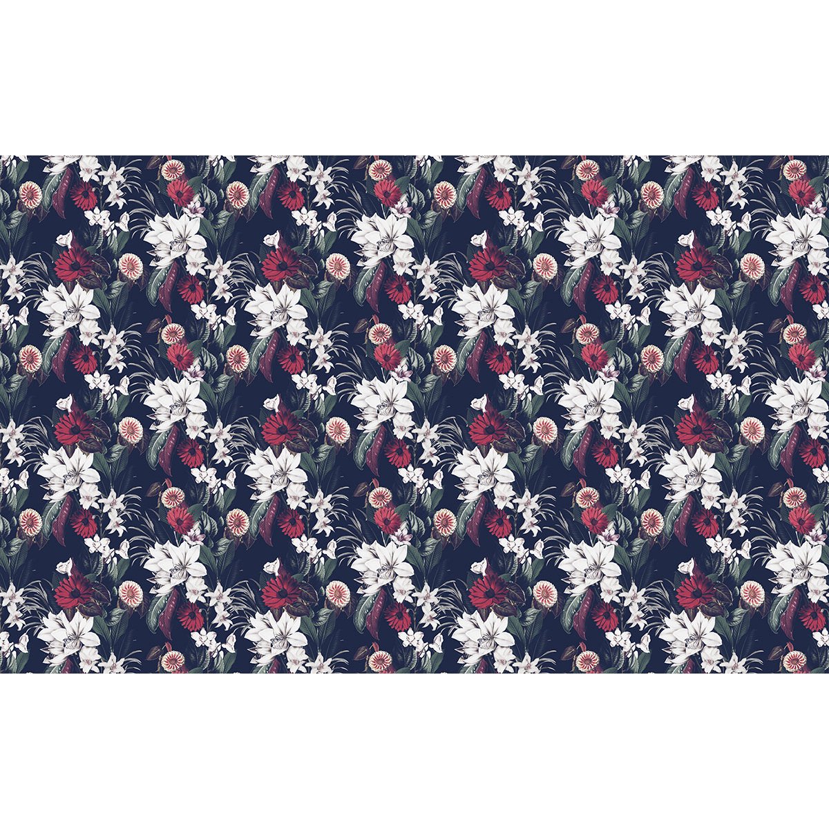 Papier peint panoramique - Motif Fleurs