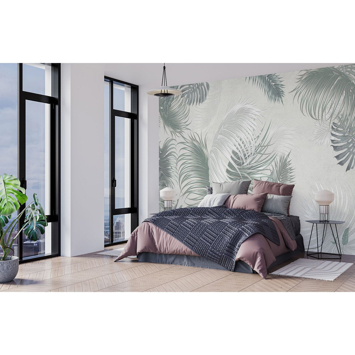 Papier peint panoramique - Plantes tropicales