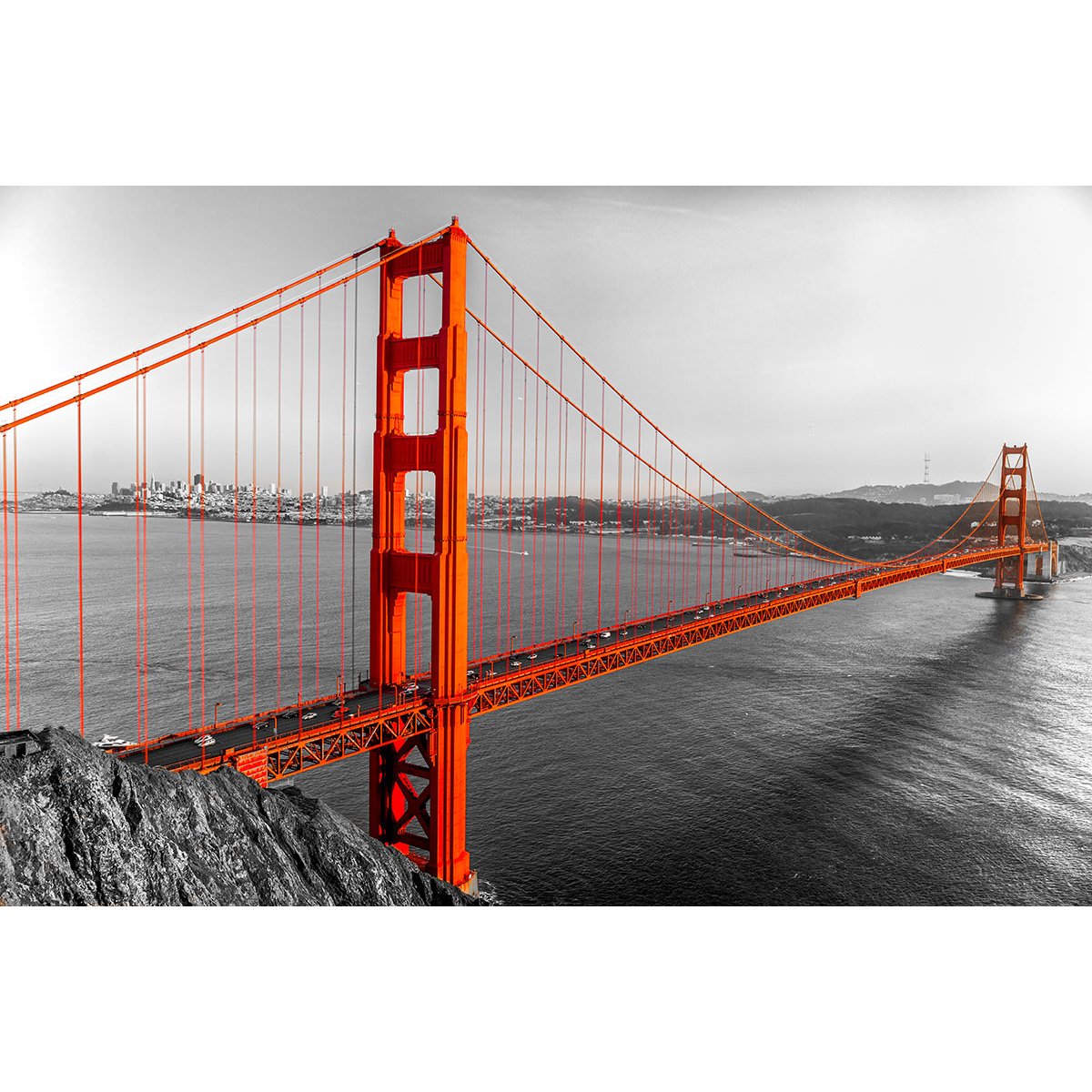 Papier peint panoramique - Pont Golden Gate