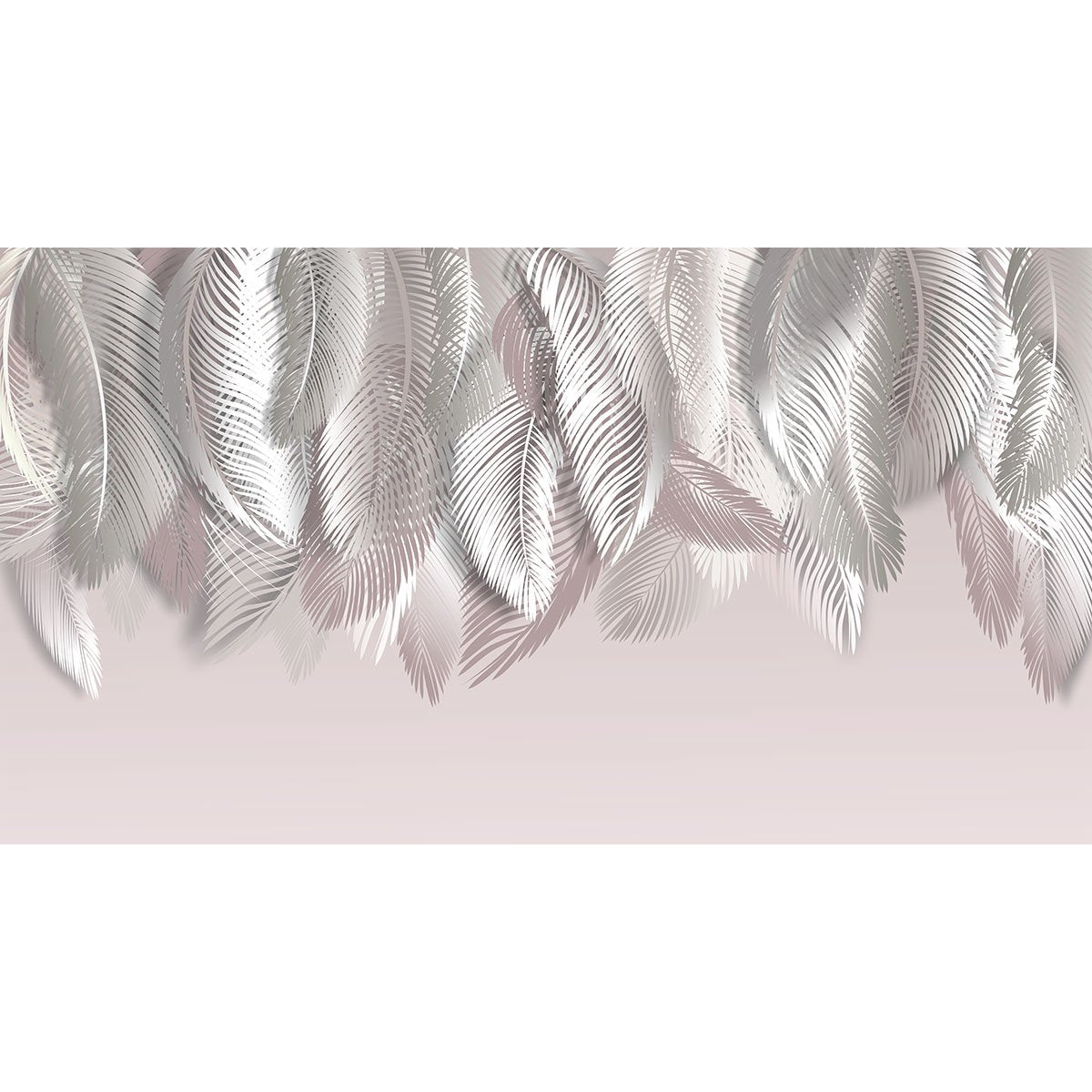 Papier peint panoramique - Feuilles tropicales
