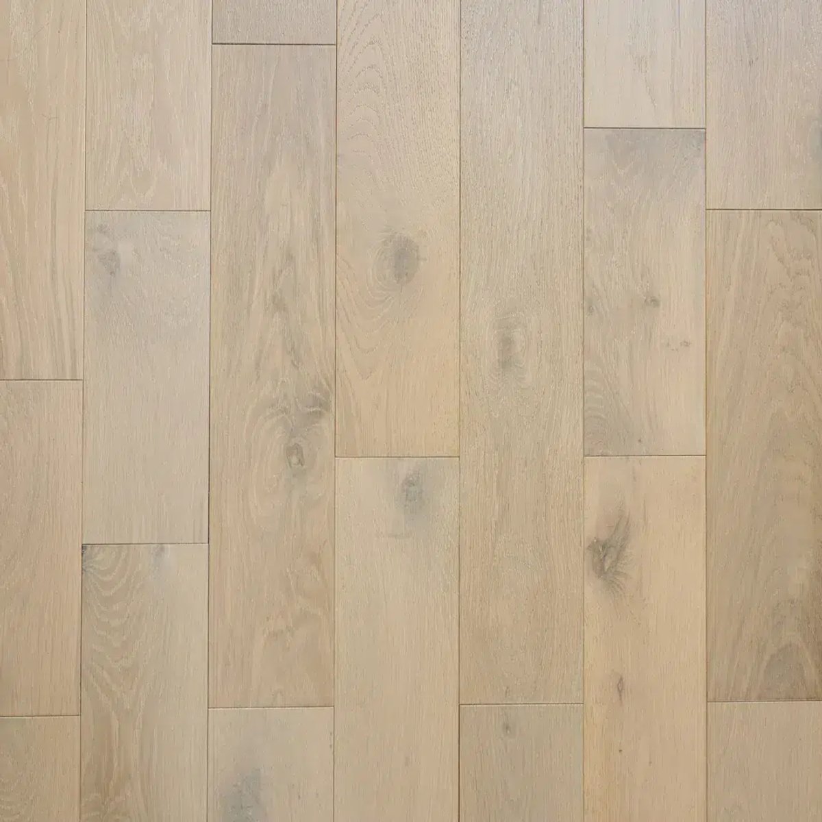 Parquet chêne massif blanchi - Larg. 15 cm