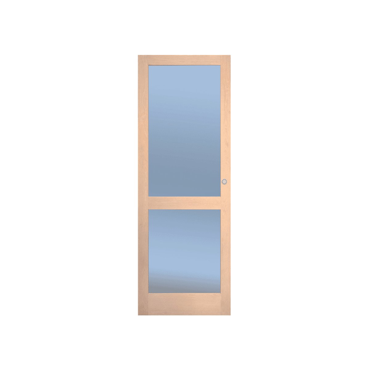 Porte nue, sans cadre, bois Bouleau