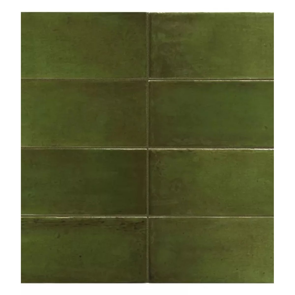 Carrelage Zellige Vert FANGO Green Gloss