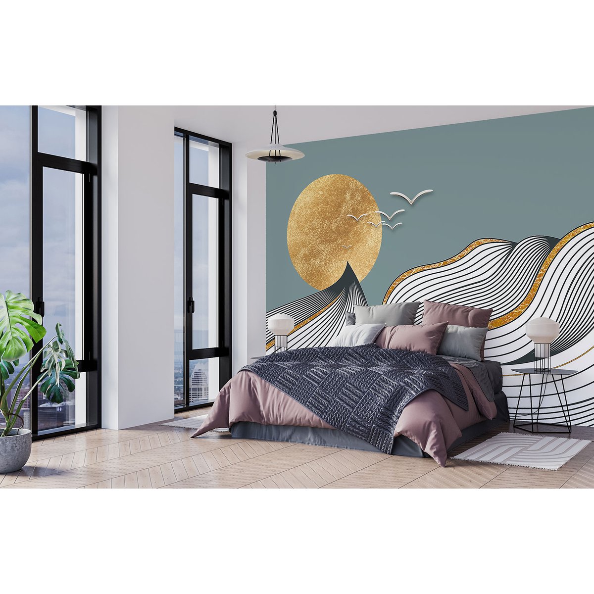 Papier peint panoramique - Soleil Design
