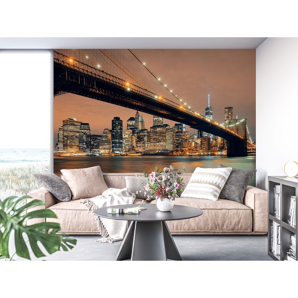Papier peint panoramique - Pont de New york