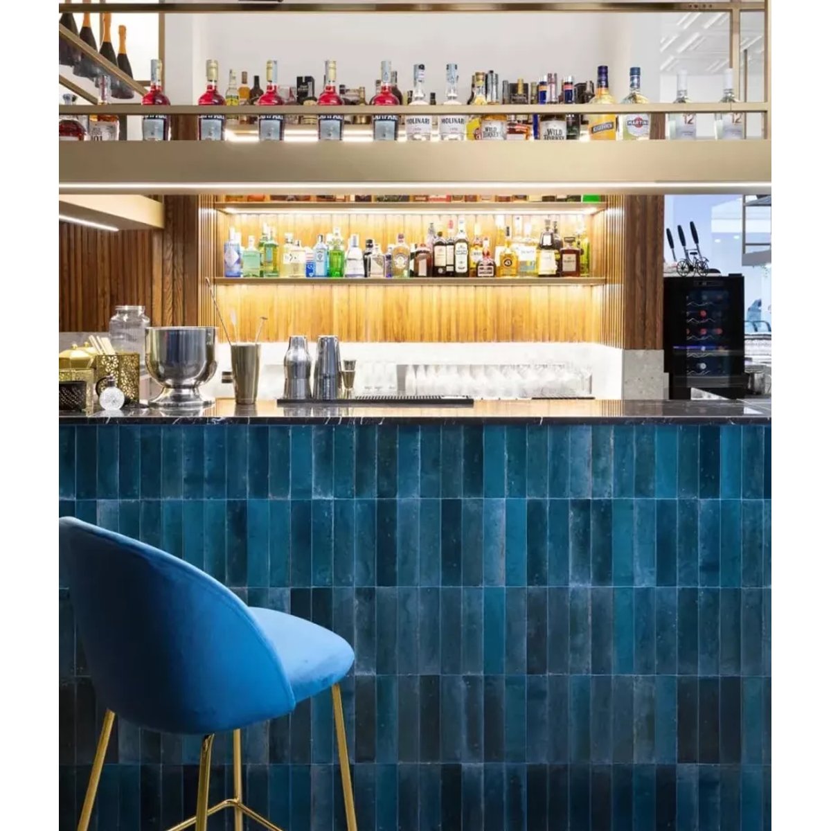Carrelage Zellige Bleu Nuit TANGER Blue