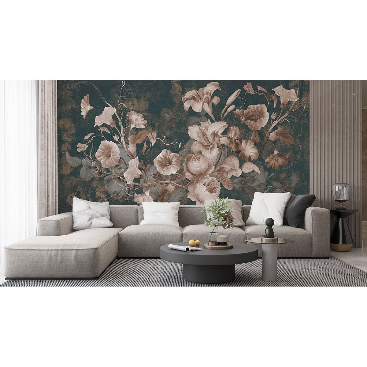 Papier peint panoramique - Fleurs