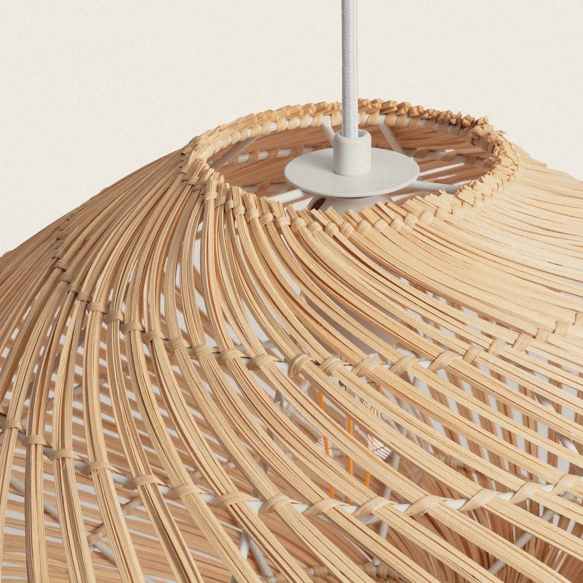 Suspension en Rotin Naturel