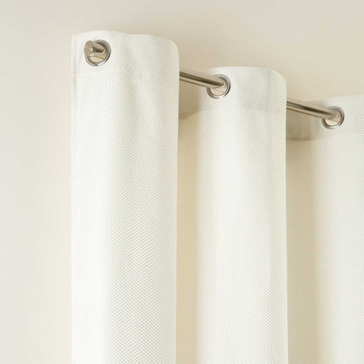 Rideau oeillets doublé thermique COCONUT ivoire