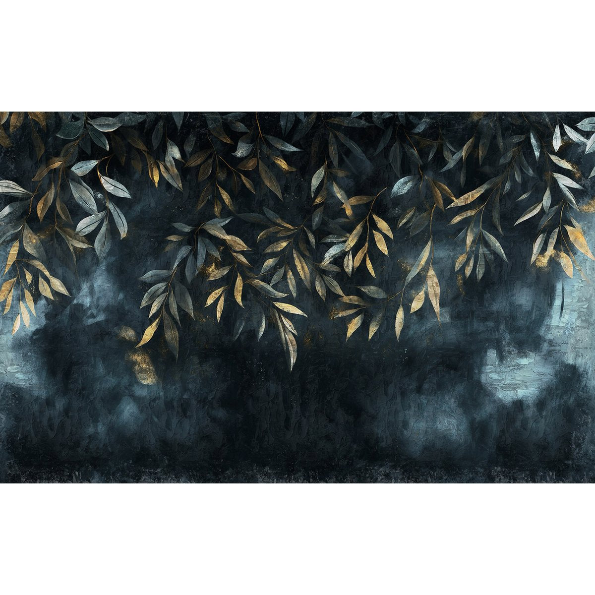 Papier peint panoramique - Feuilles